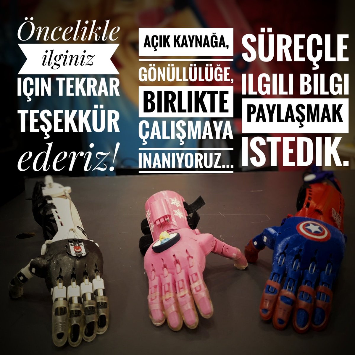 RobotelTR's tweet photo. 🦾 Öncelikle ilginiz için tekrar teşekkür ederiz 
🌐 Süreçle ilgili bilgi paylaşmak istedik...
⏱️ Zamanlama: uzuv kayiplarinda müdahale etmeden önce tüm tıbbi işlemlerin tamamlanması ve yaranın iyileşmesi gerektiği için bu süreyi hazırlık için kullanıyoruz. https://t.co/II2s7phtES