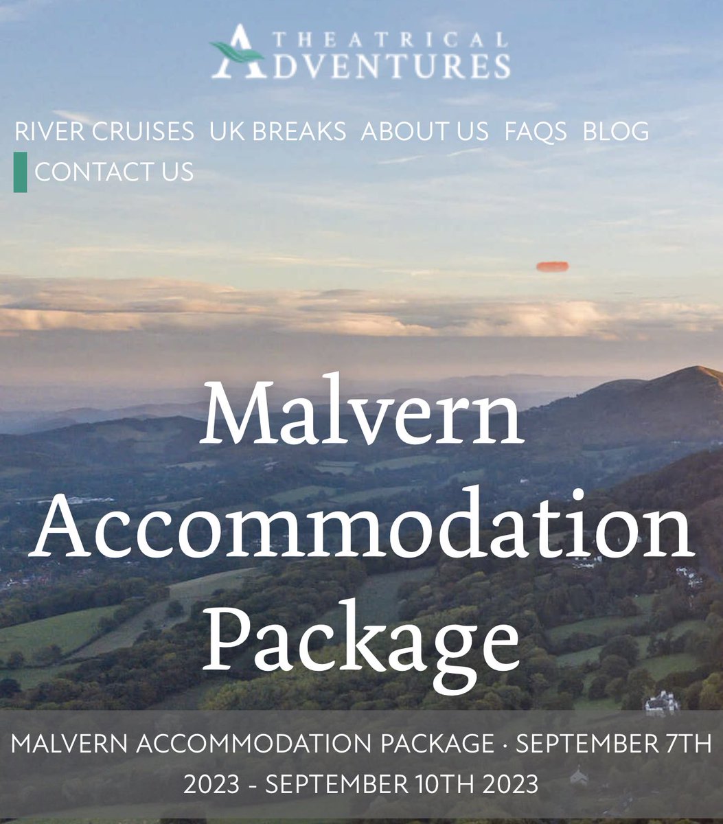 Malvern Accommodation Package
7-10 September 2023

NOW ON SALE

Come and see the fantastic National Gilbert &amp; Sullivan Opera Company <a href="/GSoperaco/">The National G&S Opera Company</a> in Malvern Theatre <a href="/MalvernTheatres/">Malvern Theatres</a> &amp; enjoy a fabulous three-night break in the historic four-star Abbey Hotel

theatricaladventures.com/break/malvern-…