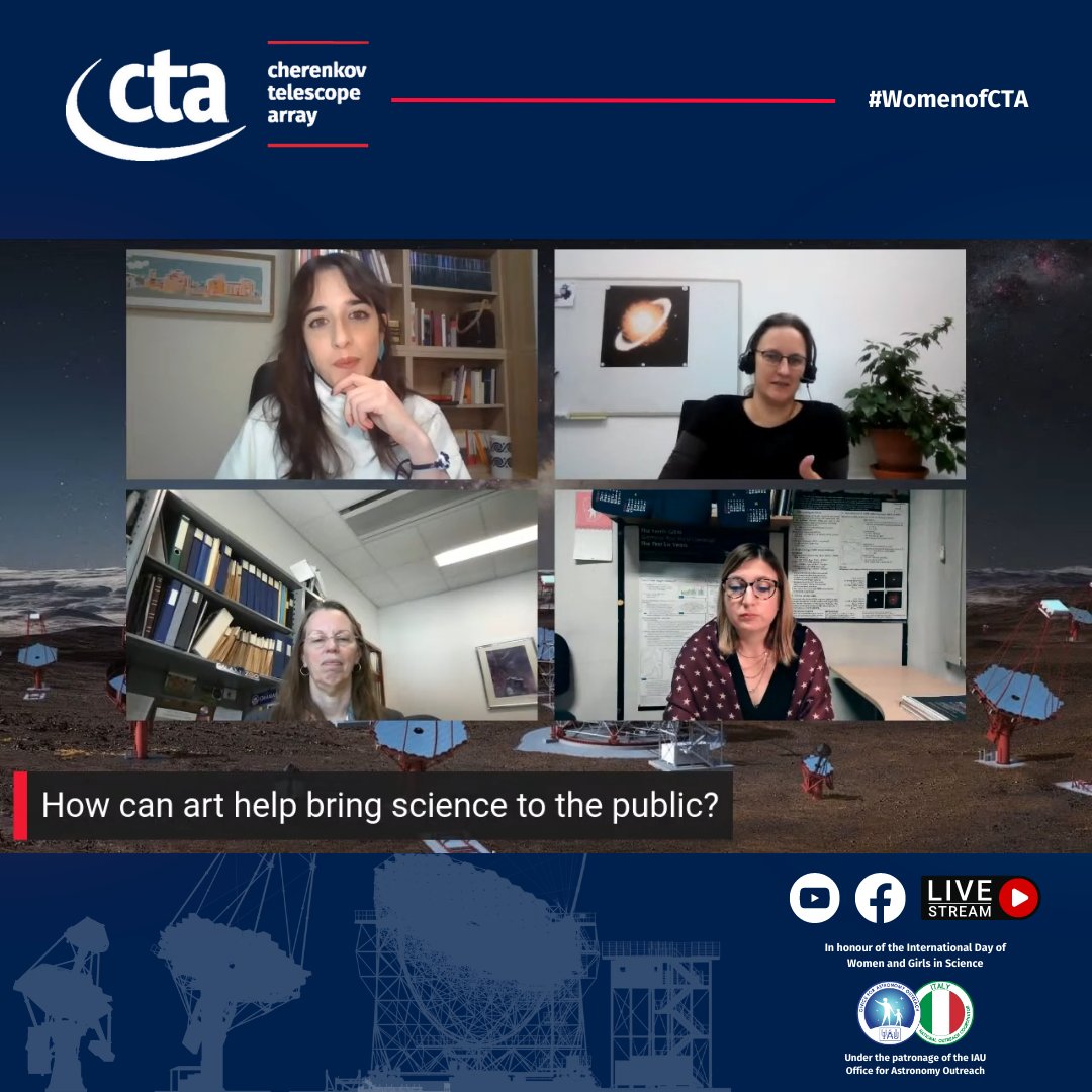 ctao_universe's tweet image. 👩‍🚀Last week, we hosted the #WomenofCTA event live, and we could have stayed for hours talking to Lucy, Heike and Elisabetta! 
If you're looking for a relaxing, yet mentally stimulating, #weekendplan, you can now watch the event on our YouTube channel 🍿📽️
youtube.com/watch?v=Yg8TmH…