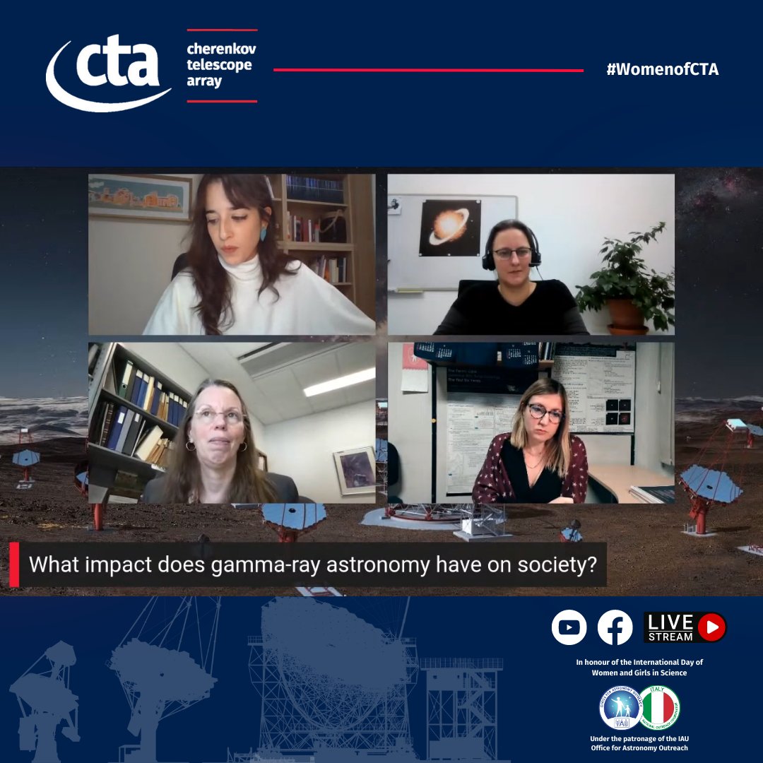 ctao_universe's tweet image. 👩‍🚀Last week, we hosted the #WomenofCTA event live, and we could have stayed for hours talking to Lucy, Heike and Elisabetta! 
If you're looking for a relaxing, yet mentally stimulating, #weekendplan, you can now watch the event on our YouTube channel 🍿📽️
youtube.com/watch?v=Yg8TmH…