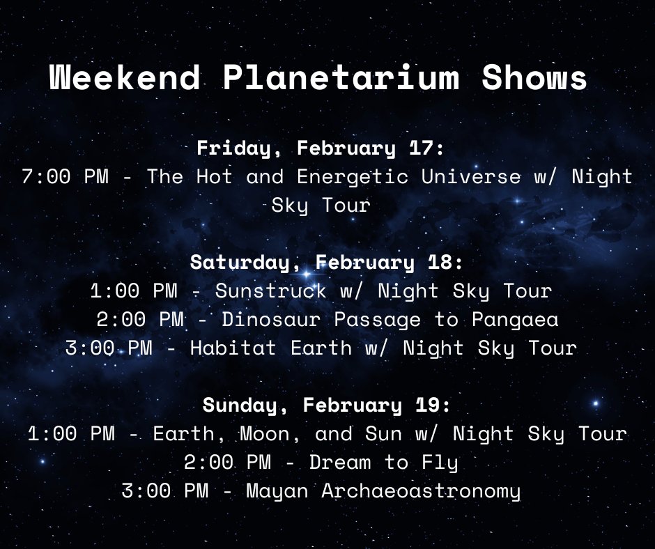The planetarium is back!