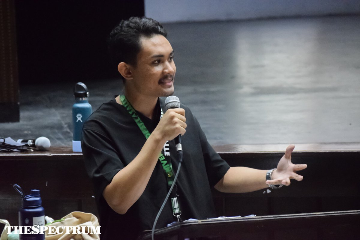 TheSpectrumUSLS's tweet photo. To maximize the skills of Artian students, the College of Arts and Sciences Council organized "Converging Possibilities: Applying Critical Thinking" at the Gallaga Theater on Feb. 17. https://t.co/fru5ACyH20