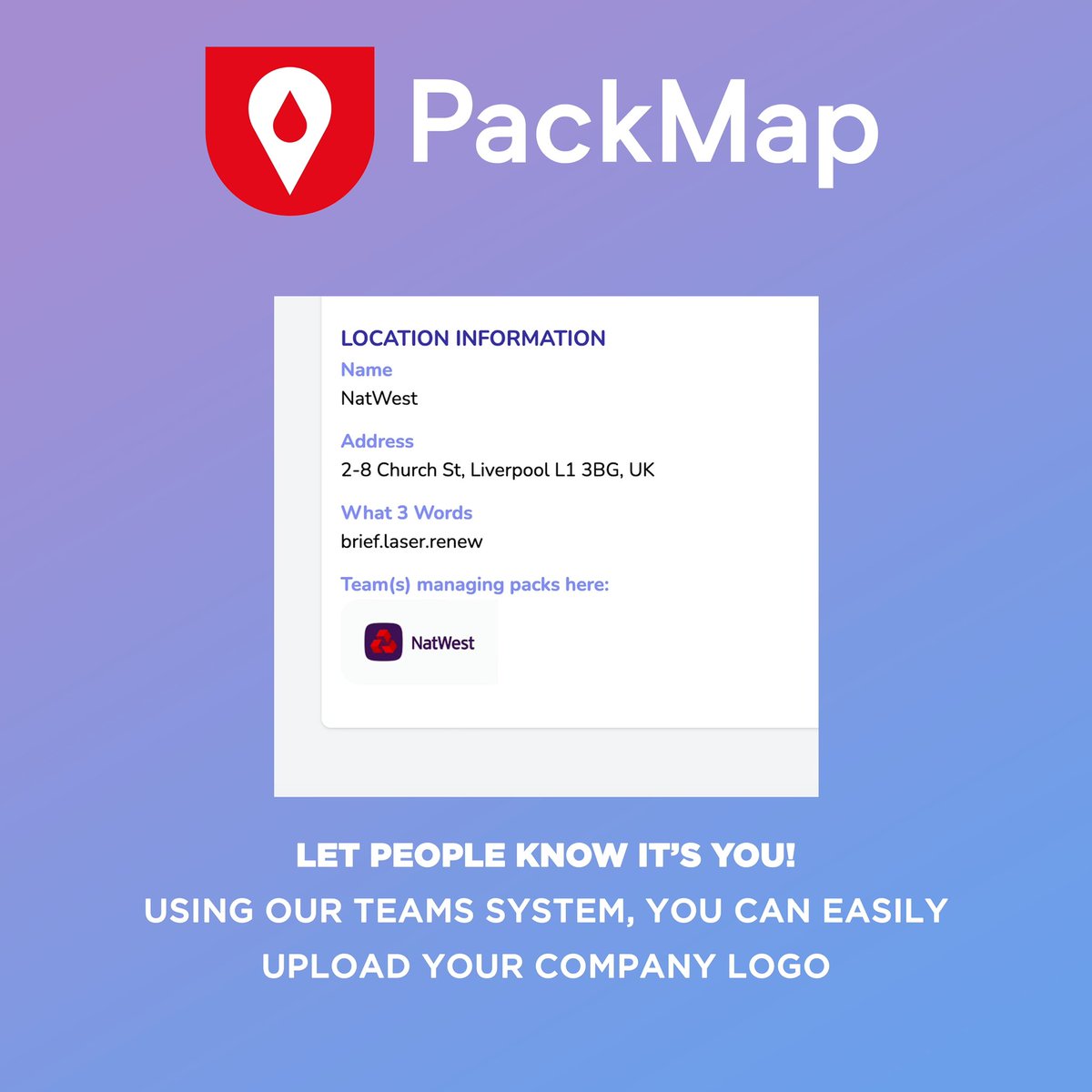 PackMap tweet media
