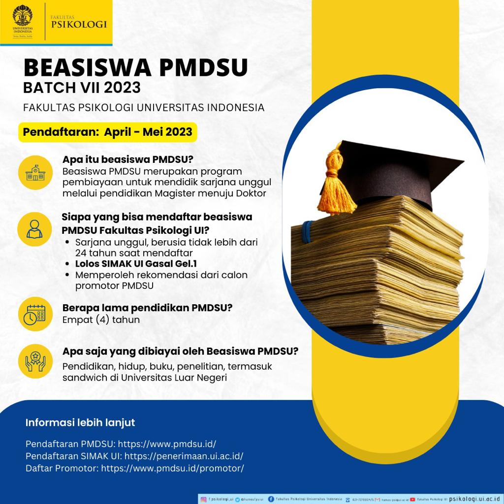 Fpsi ui on twitter kabar baik untuk calon mahasiswa doktor f ps ui