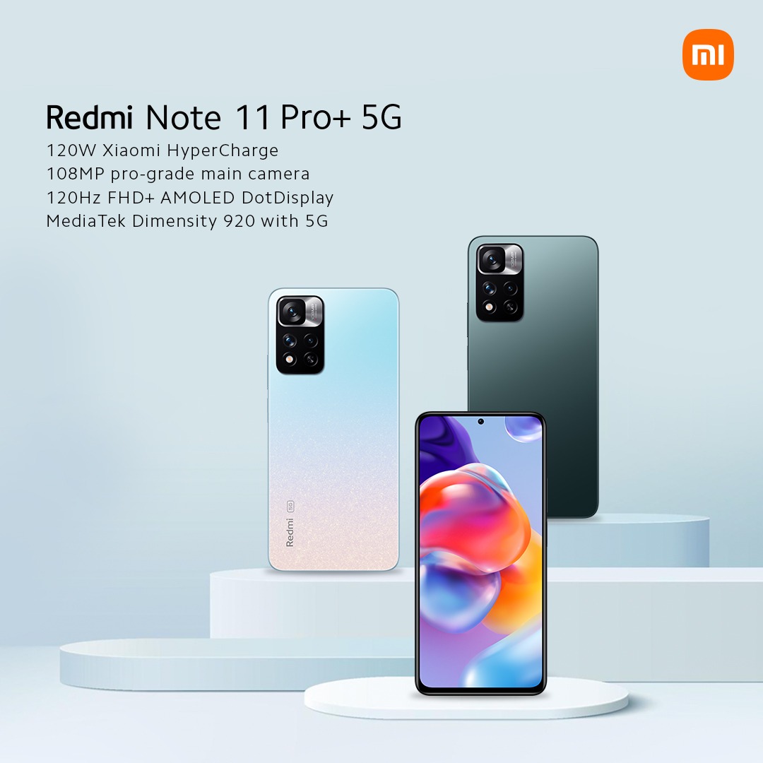 Xiaomi_Kenya's tweet image. With  #RedmiNote11ProPlus5G, enjoy faster speeds, better reliability and multi-gigabit speeds across everything you do. 

You&apos;ve got to get the most powerful #RedmiNote11Series phone!