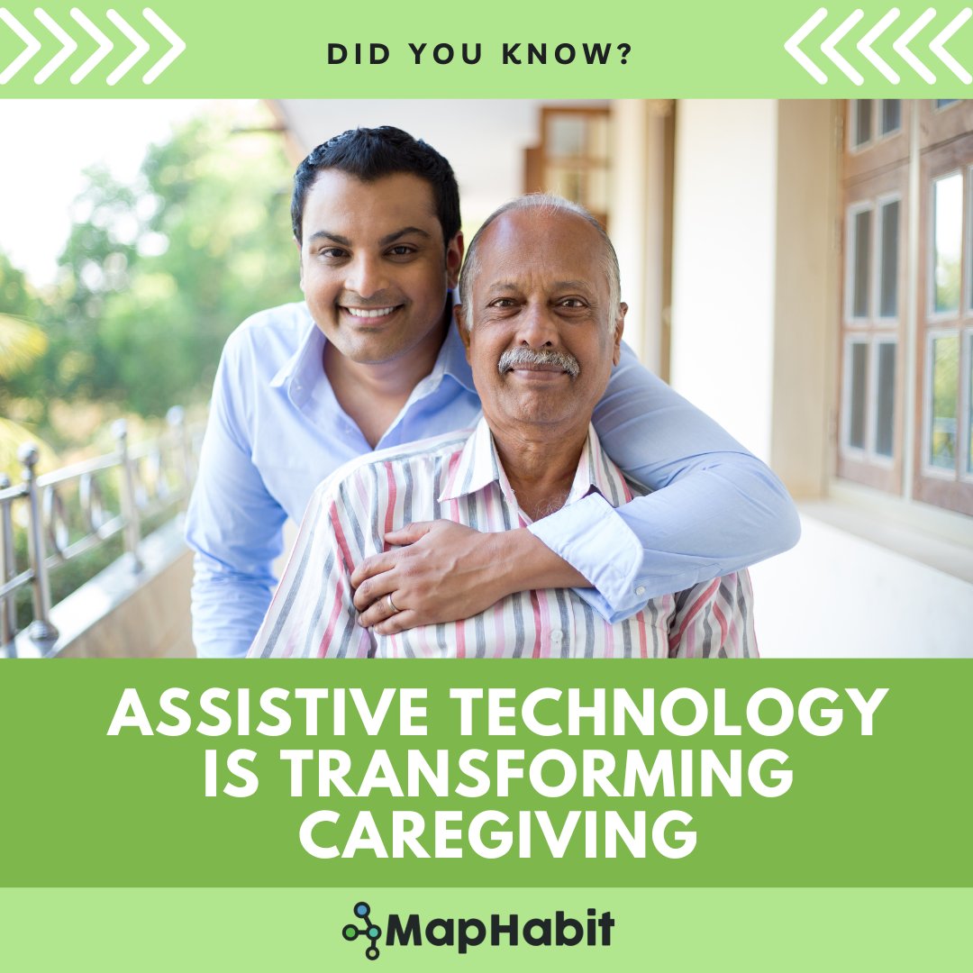 MapHabit's tweet image. Assistive technology for #caregivers can reduce overall burden and minimize stress.

Check out our study about the positive impact that assistive technology has on quality of life: bit.ly/3lFFWqa