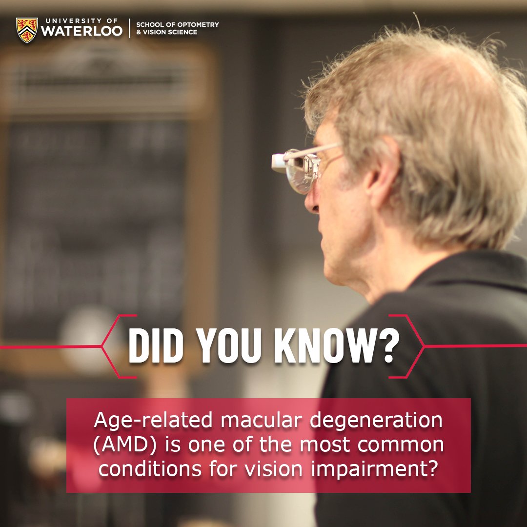 Did you know that age-related #maculardegeneration (AMD) is one of the most common conditions for #visionimpairment? #AMD is caused by the deterioration of the central part of the retina, resulting in result in blurred or no vision in the center of the eye. #lowvisionmonth