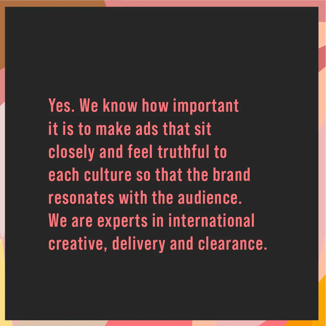 wordleycreative's tweet photo. International ads, what you say, how you say it in different countries needs to be more than
A badly dubbed ad, agree? https://t.co/Mabky5ZpcN