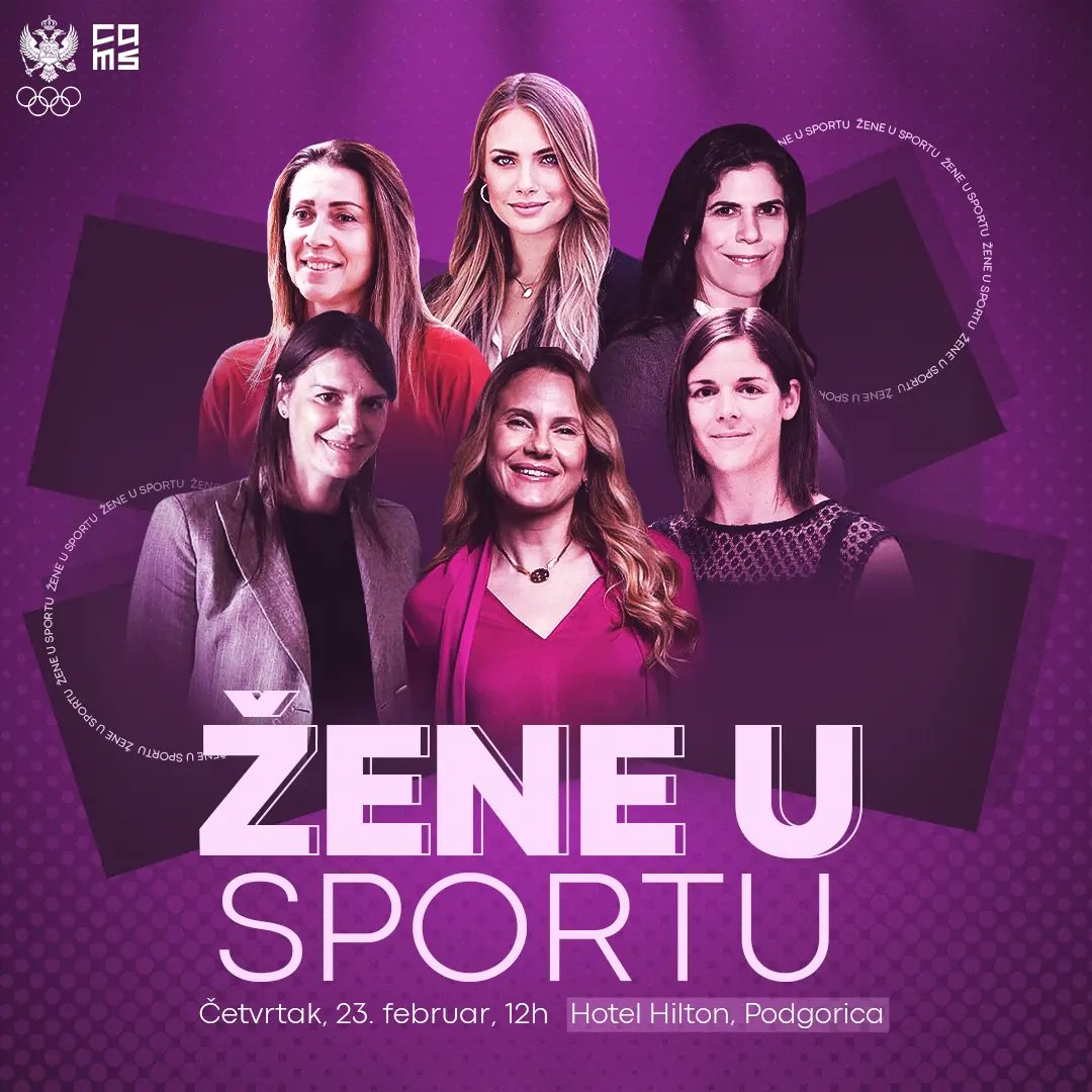 CrnogorskiOK's tweet photo. Čast nam je i zadovoljstvo da vam predstavimo učesnice predstojeće konferencije "Žene u sportu"! 

Na prvom panelu, čija je tema "Leadership", govoriće 🗣️

Jael Arad, predsjednica Olimpijskog komiteta Izraela 🇮🇱 https://t.co/2zrRqE2v74