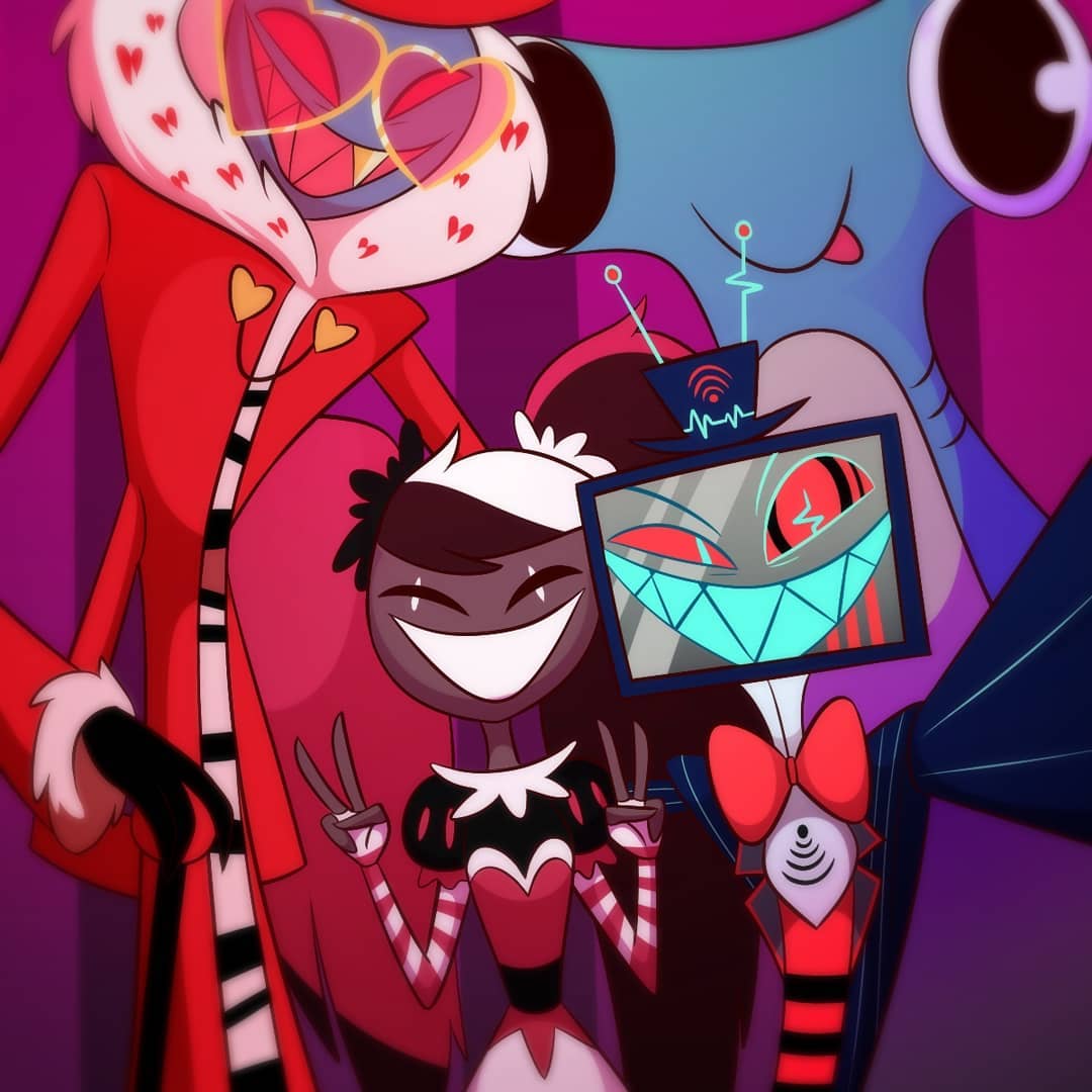 Velvet_Daily_'s tweet photo. 🎀Daily Velvette for your day/night!🎀

🎉Featuring Vox and Val🎉

💌Picture from the Archived Instagram  Accounts💌

#HazbinHotel #HazbinHotelVelvet #HazbinhotelVelvette #DailyVelvet #VelvetHazbinHotel #Velvette #DailyVelvette https://t.co/y5za7cfC7y