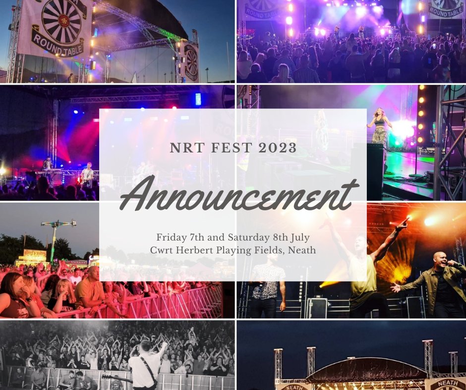 NeathRoundTable's tweet photo. ๐จ Announcement ๐จ
We are not just bringing two big original acts to #Neath for #NRTFest this year...๐๐ฒ ๐ฎ๐ฟ๐ฒ ๐ฏ๐ฟ๐ถ๐ป๐ด๐ถ๐ป๐ด ๐๐ข๐จ๐ฅ!
Friday and Saturday will have *two* well-known acts on each night, alongside great support. https://t.co/ysVlzCcKhl
