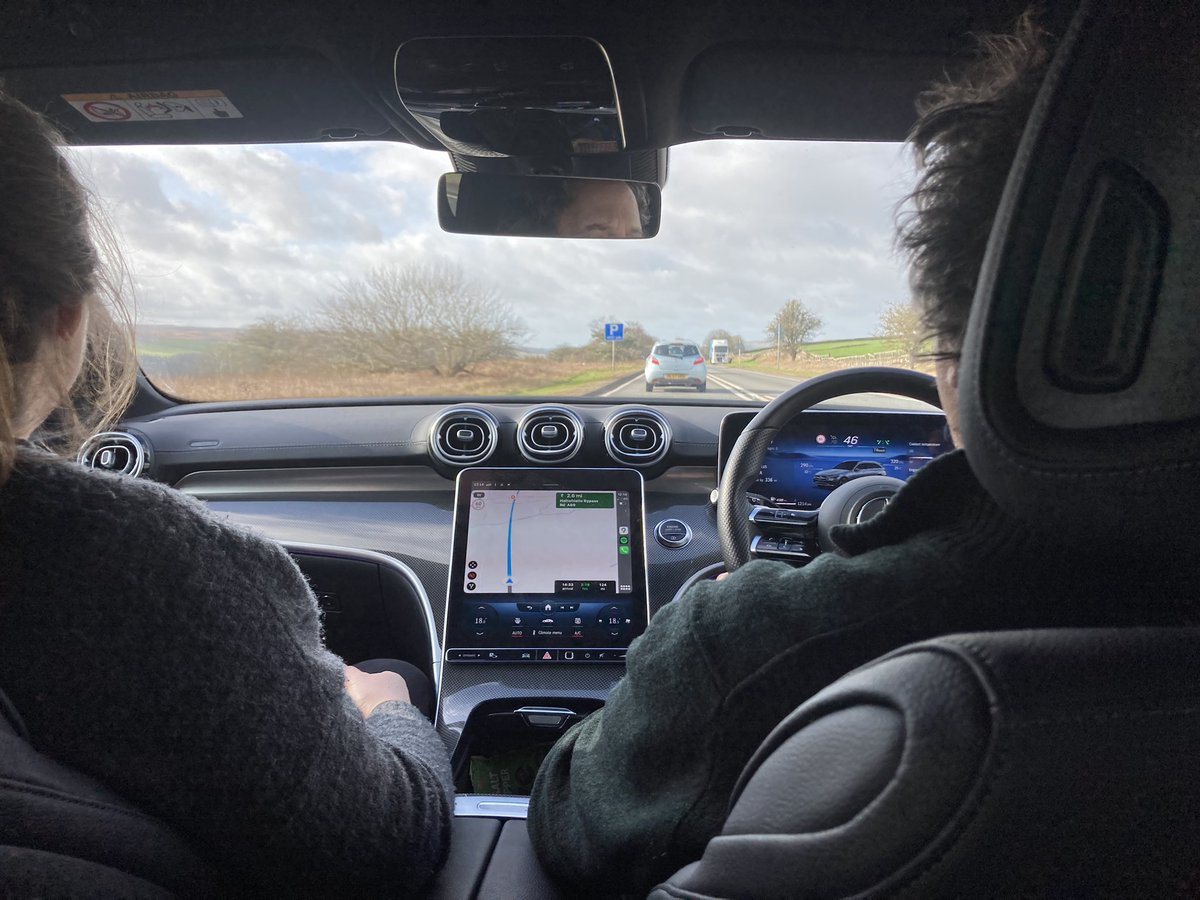 robertplane's tweet photo. Back in the ‘tour bus’ with @GouldPianoTrio and heading North to Scotland after our diversion to Northumberland for a @CorbridgeMusic Festival concert. Playing tonight at @milngaviemusic club. #Brahms, #Serly, #Beach and #Rabl. #ScottishTour 🏴 https://t.co/SSQnimmCQv
