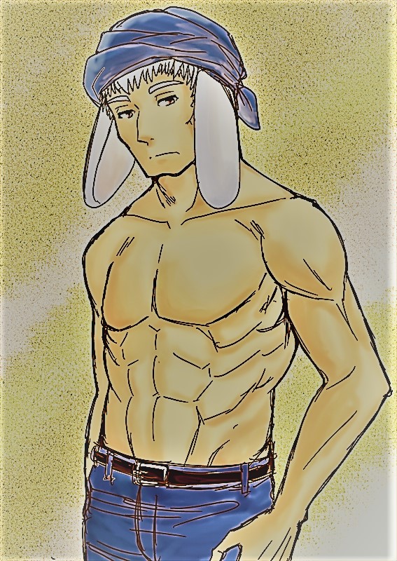 毎度描くたびに顔が違うコエンドロは動きが少ないので ニコリともしないでこっち観てる構図ばかりだと思った