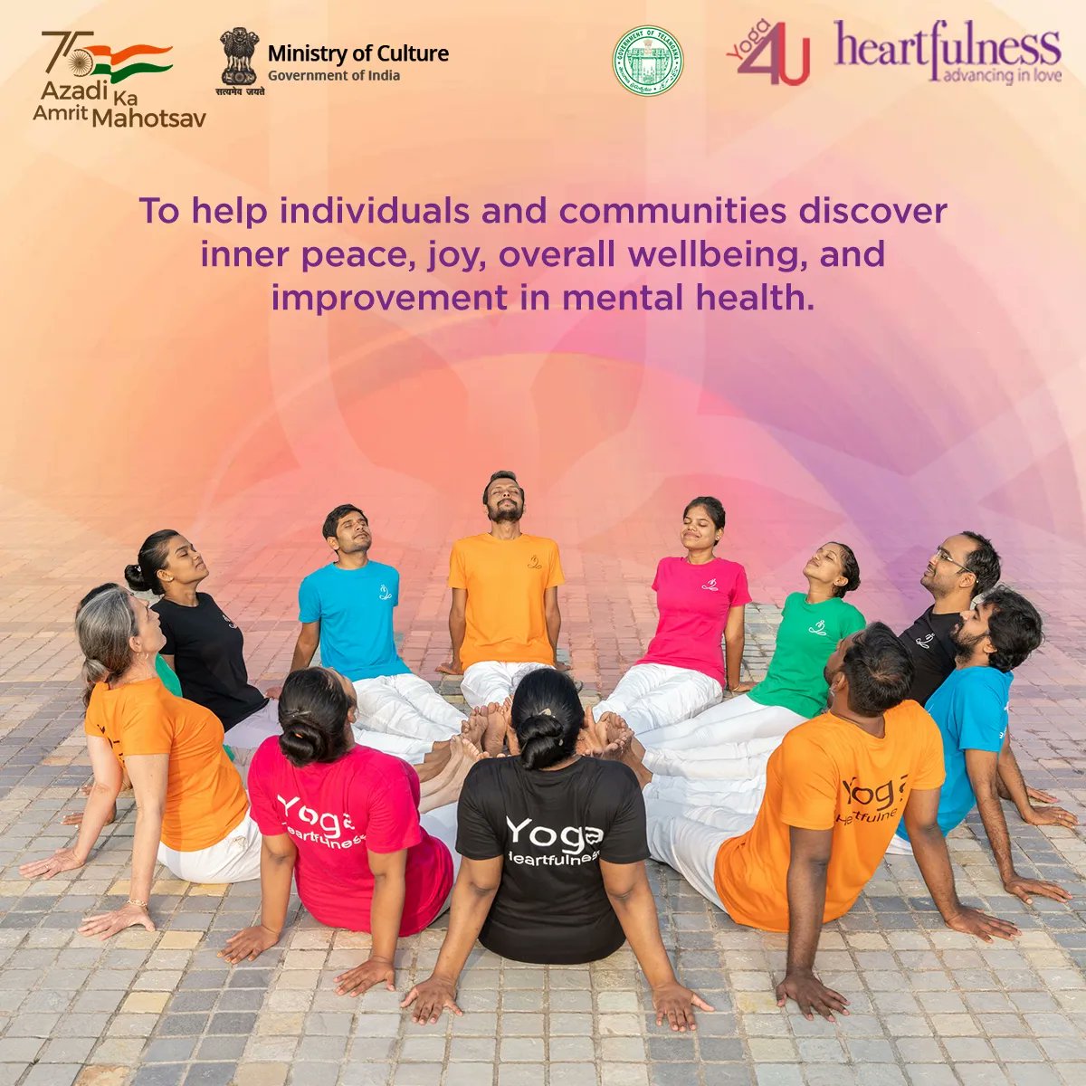heartfulness's tweet photo. Everyone is welcome to celebrate the benefits of Yoga and Meditation by taking part in 'Har Dil Dhyan, Har Din Dhyan' Yog Mahotsav.
Click here for more details - https://t.co/F5t26KRgf0
#Heartfulness #Daaji #Yoga #Meditation #Yoga4Unity #HarDilDhyanHarDinDhyan #YogMahotsav https://t.co/eiei9nlEEm