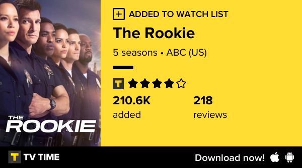 daki's tweet photo. I've just started following The Rookie https://t.co/Uwr57xR3dX #tvtime https://t.co/h0zWrslhjT