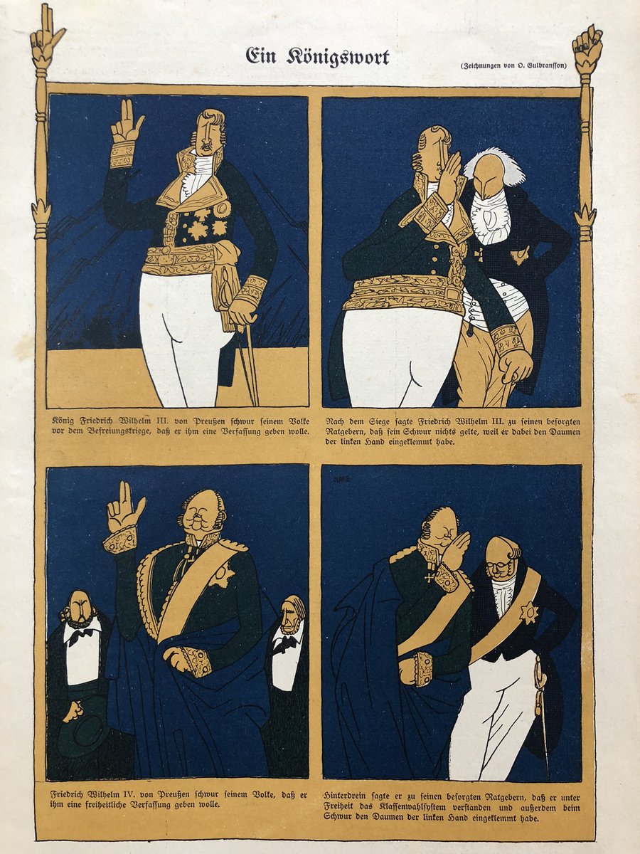 Olaf Gulbransson, 1906 - cartoons &amp; comics for Simplicissimus 
