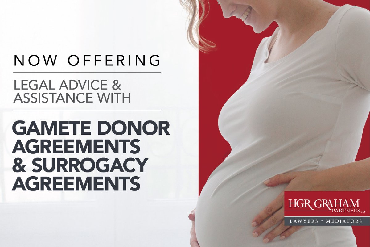 We are pleased to offer support to families navigating the fertility and surrogacy process. We can assist by negotiating and providing independent legal advice regarding surrogacy agreements and gamete donor agreements. Please contact us to learn more! hgrgp.ca