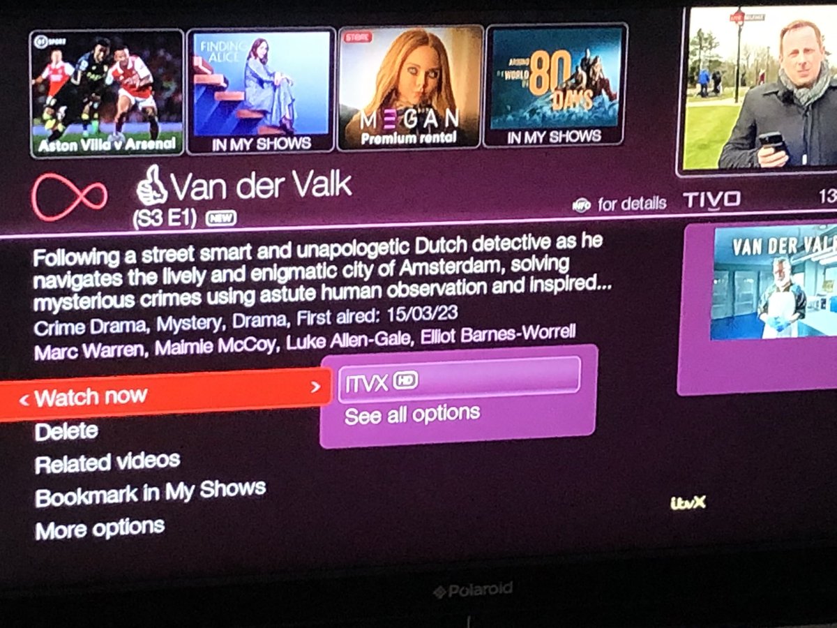 ButterworthNot's tweet photo. What’s happening @ITVX and @virginmedia  my box appears to have recorded #vandervalk with a first aired date of March 2023.  Thought maybe #marcwarren had filmed a new series.  I got 80s #barryfoster https://t.co/8AIQHRTOrM