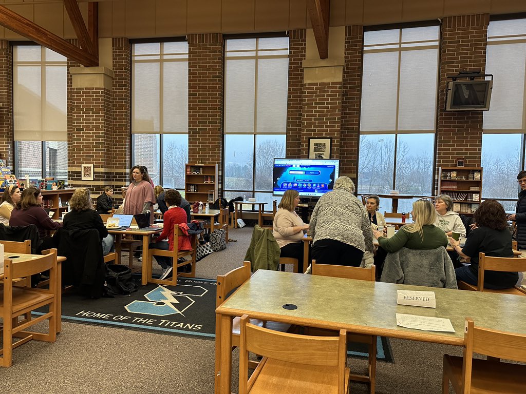 bfoxtohickon's tweet photo. Professional Development with the library Department today. #CBSD @CBLibraries #FunCrowd https://t.co/HSZJWelYhu