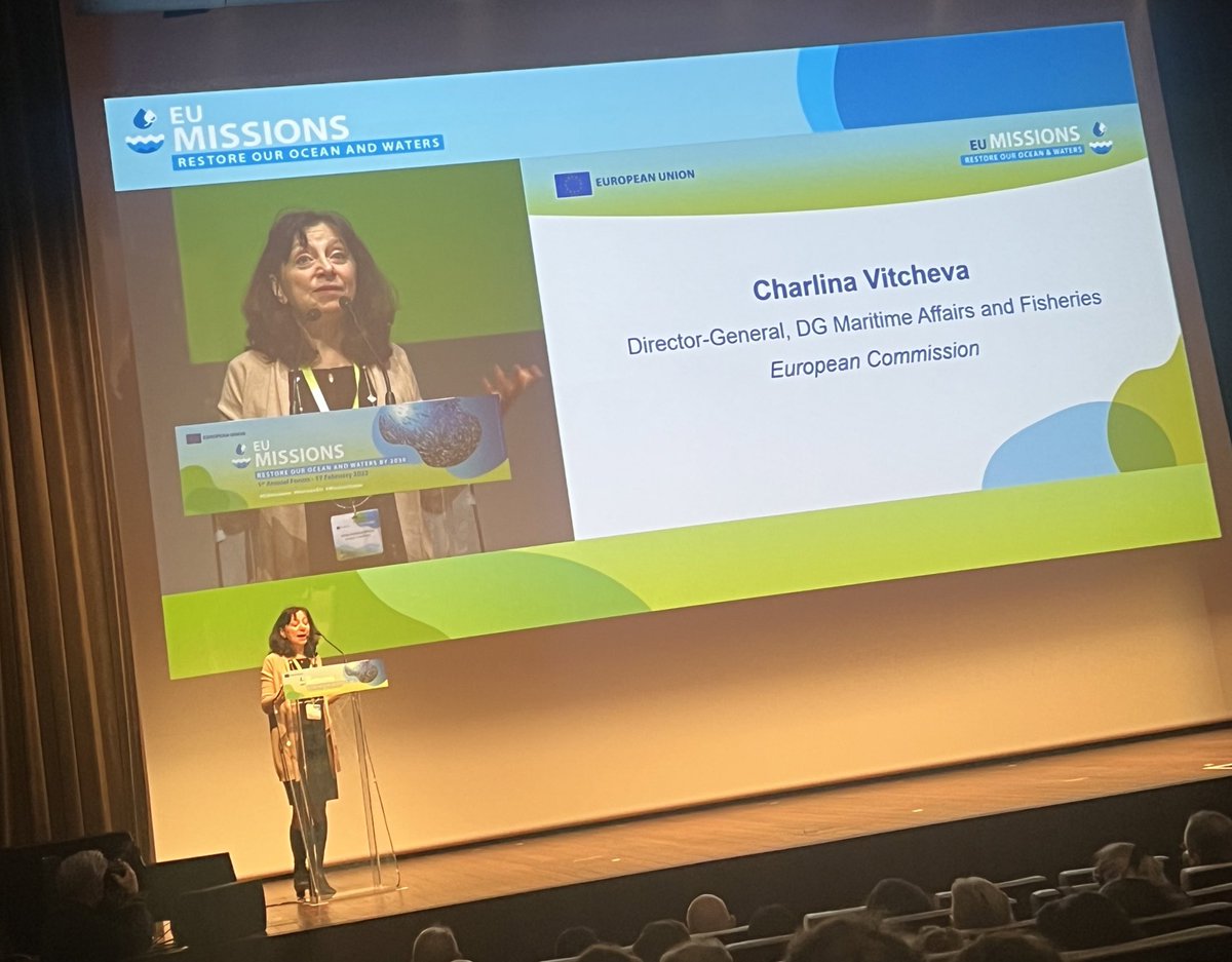OurMissionOcean's tweet photo. “The public interest is crucial. Among the many public campaigns we undertook was an ocean literacy campaign aimed at youth. #EU4Ocean brings together youth and other stakeholders. We are renewing our support for this coalition for another 3 years.” @vitcheva_eu 
#MissionOcean https://t.co/C9R6vxmErr