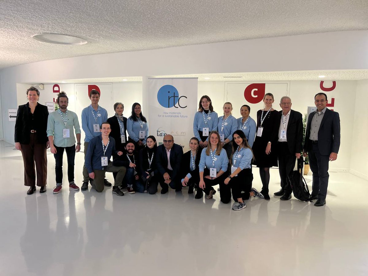 #IRTC2023 Team is ready for the last day of the conference 😉

<a href="/WeLOOP_/">WeLOOP</a>  <a href="/FoundationEsm/">ESM Foundation</a> <a href="/FraunhoferSIT/">Fraunhofer SIT</a> <a href="/EITRawMaterials/">EIT RawMaterials 🇪🇺</a> <a href="/REIA_global/">REIA-The Global Rare Earth Industry Association</a>