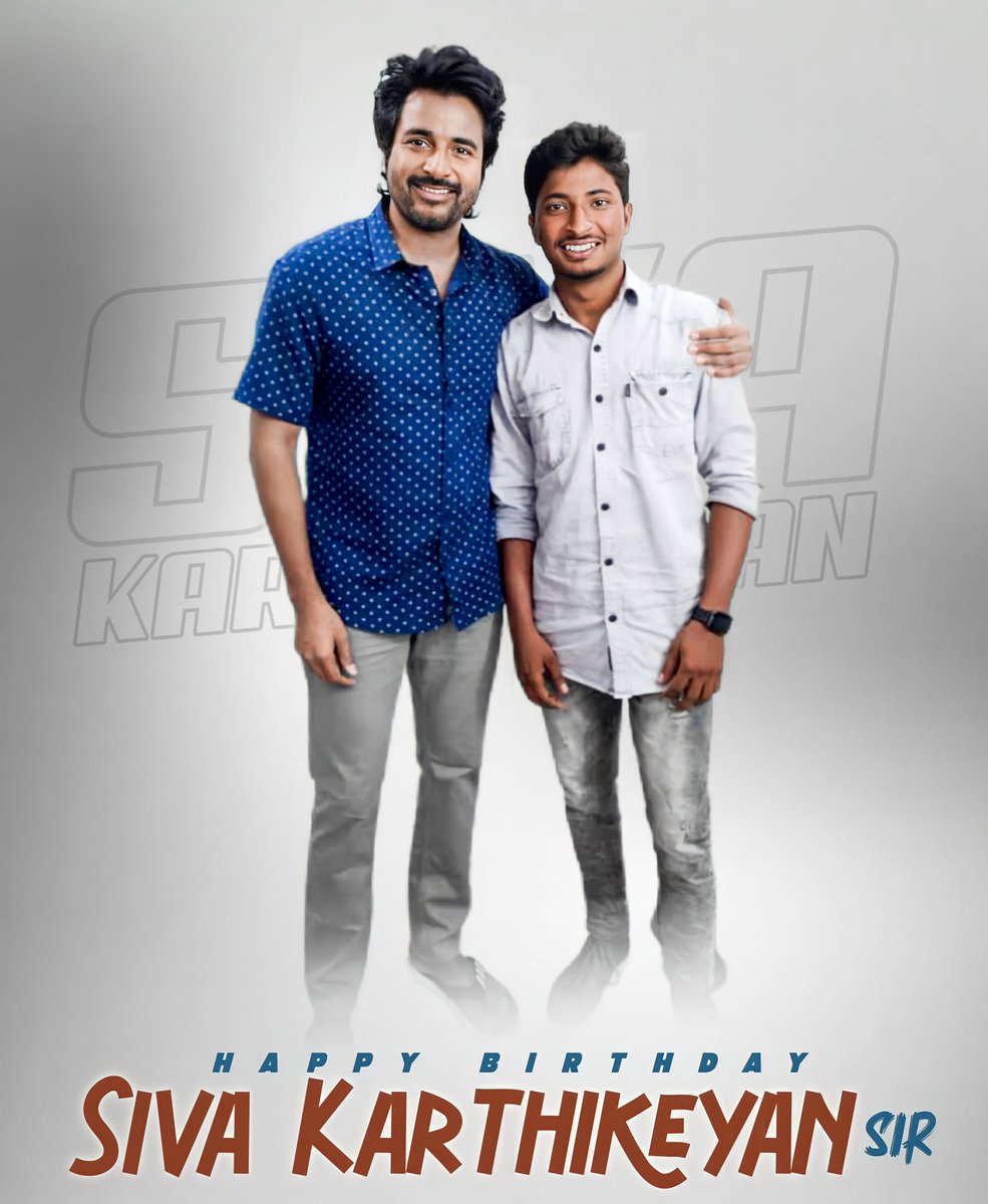 Variationvarun's tweet photo. Wishing the Prince 🤴🏻 of K-town 🎥 our very own #DON 😎 @Siva_Kartikeyan a Happy B’day 🥳 &amp; another Blockbuster year ahead!
#HappyBirthdaySivakarthikeyan https://t.co/1EWepuE9ov