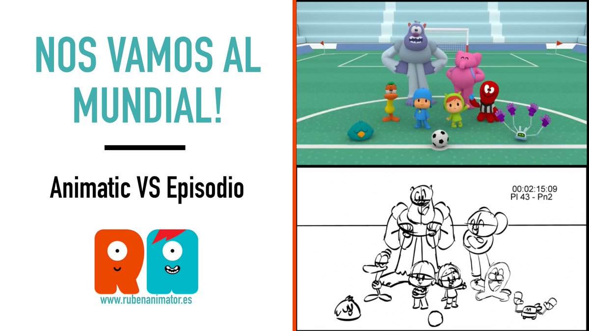 Hoy comparto con vostros otra de mis animatics para la serie Pocoyo. #campeones 
⚽️🧢🥅  POCOYO -  Nos vamos al Mundial! #pocoyo #futbol #sports youtu.be/EPGiTPect5I a través de <a href="/YouTube/">YouTube</a>
