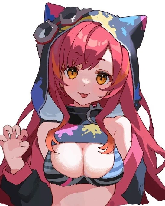 絵チャで描いたつなちゃ #ねこたぺすとりー 