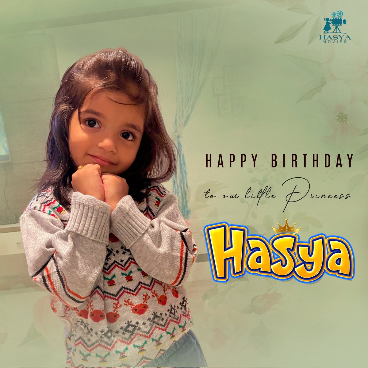 Happy Birthday to the sweetest little princess #Hasya✨
May your day be filled with laughter, joy, and all the things that make you smile. May you continue to grow in grace and beauty, and may all your dreams come true 🎂🎉👑