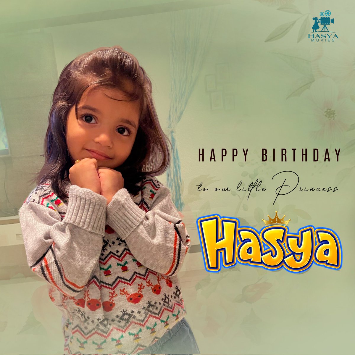 Happy Birthday to the sweetest little princess #Hasya✨ May your day be filled with laughter, joy, and all the things that make you smile. May you continue to grow in grace and beauty, and may all your dreams come true 🎂🎉👑