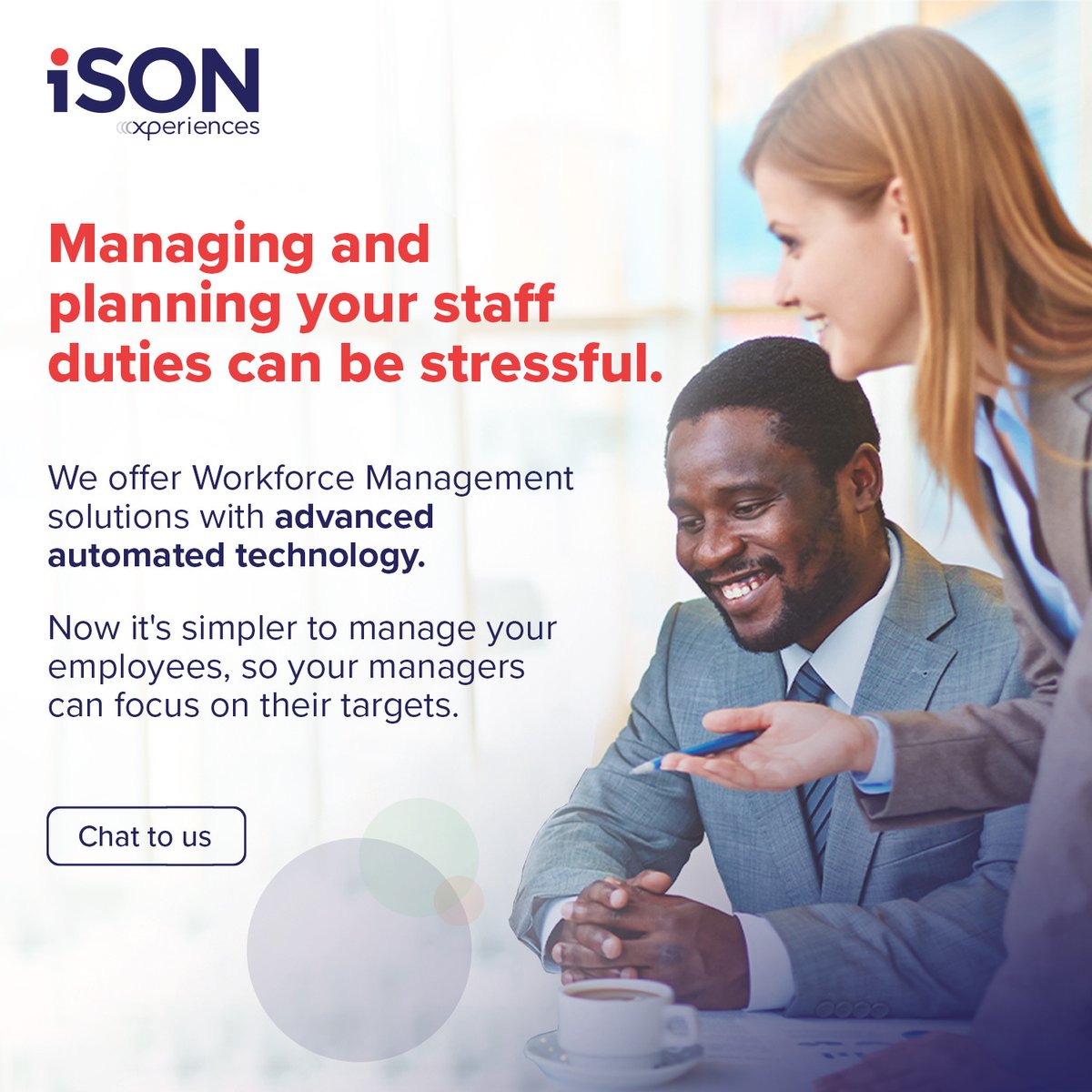 ISON_BPO's tweet photo. iSON Xperiences offers a full range of Workforce Management solutions, processes and expertise to forecast workloads, manage schedules and allocate resources to improve efficiencies in your business. https://t.co/qpyhDXE2pP #iSONXperiences https://t.co/WkpyxwCX65
