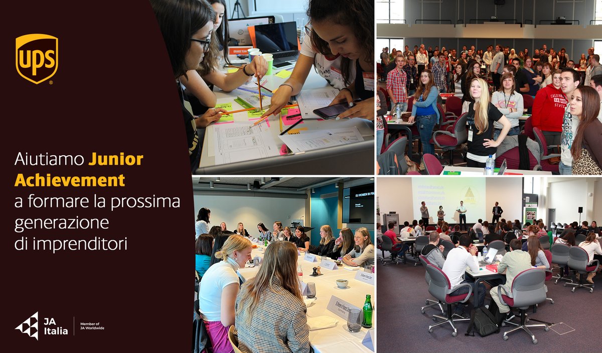 Per il secondo anno insieme a <a href="/UPS_Foundation/">The UPS Foundation</a> supportiamo <a href="/jaItalia/">JA Italia</a> per fornire un apprendimento pratico ed esperienziale agli studenti che li prepari a un futuro professionale e imprenditoriale. Dream coach d’eccezione, i nostri #UPSers 
👉 spr.ly/60113W4AU