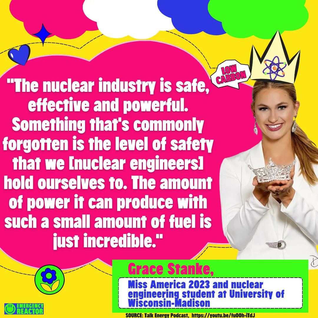 emergencyreact's tweet photo. A powerful message from @Grace_Stanke on @TalkEnergyPod. Watch the full interview at https://t.co/lmXSiPLNp4 https://t.co/42XzurFITA