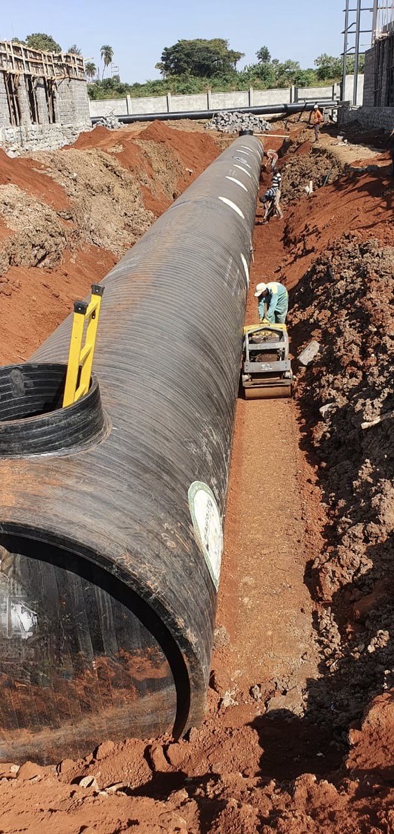 megapipes's tweet photo. At the #megapipes plant in Oaklands, Ruiru, we installed a 180,000-litre tank using Weholite technology. This tank, located underneath the factory road, is a 48m long DN2200 SN2 #Weholite tank, complete with filtration and a pump system.
#sustainability #offsitebuild #HDPEpipes https://t.co/tgiV8n1i92