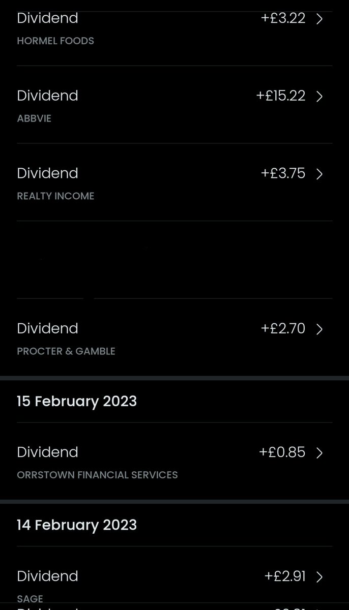 DividendsUK's tweet photo. The #dividends keep rolling in this February #compounding https://t.co/mUVnbc26r8