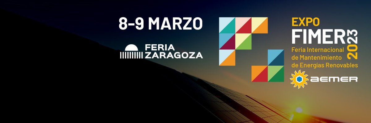 industriambient's tweet photo. #IndustriAmbiente estará presente en las conferencias de la Feria #EXPOFIMER y así dar difusión a toda la actualidad, proyectos y novedades en #seguridad y #salud en el #mantenimiento de instalaciones #renovables
https://t.co/wgcZvbDNA5
@expofimer @AEMER_org @FeriaZaragoza https://t.co/U93D0su9fN