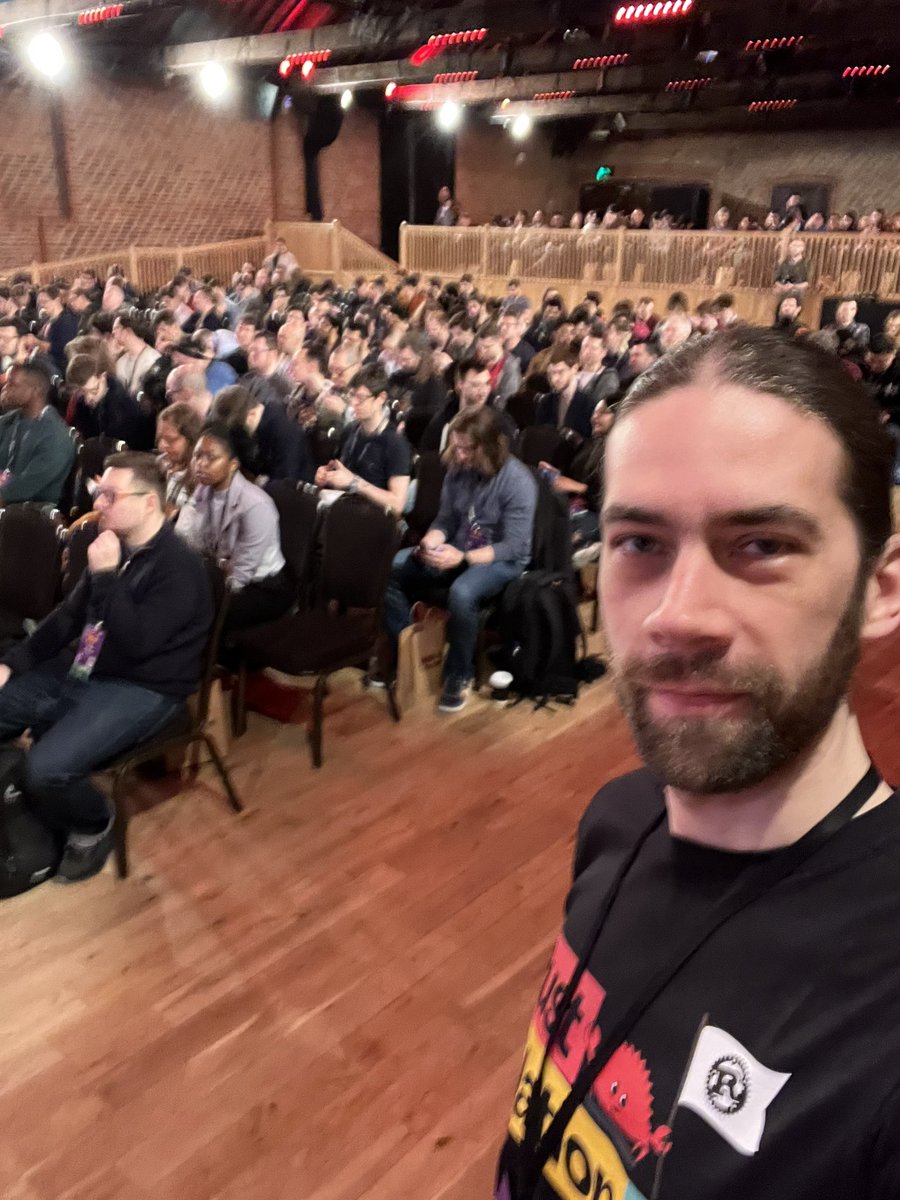 #rustnationuk looking ready to go! 🦀🚀