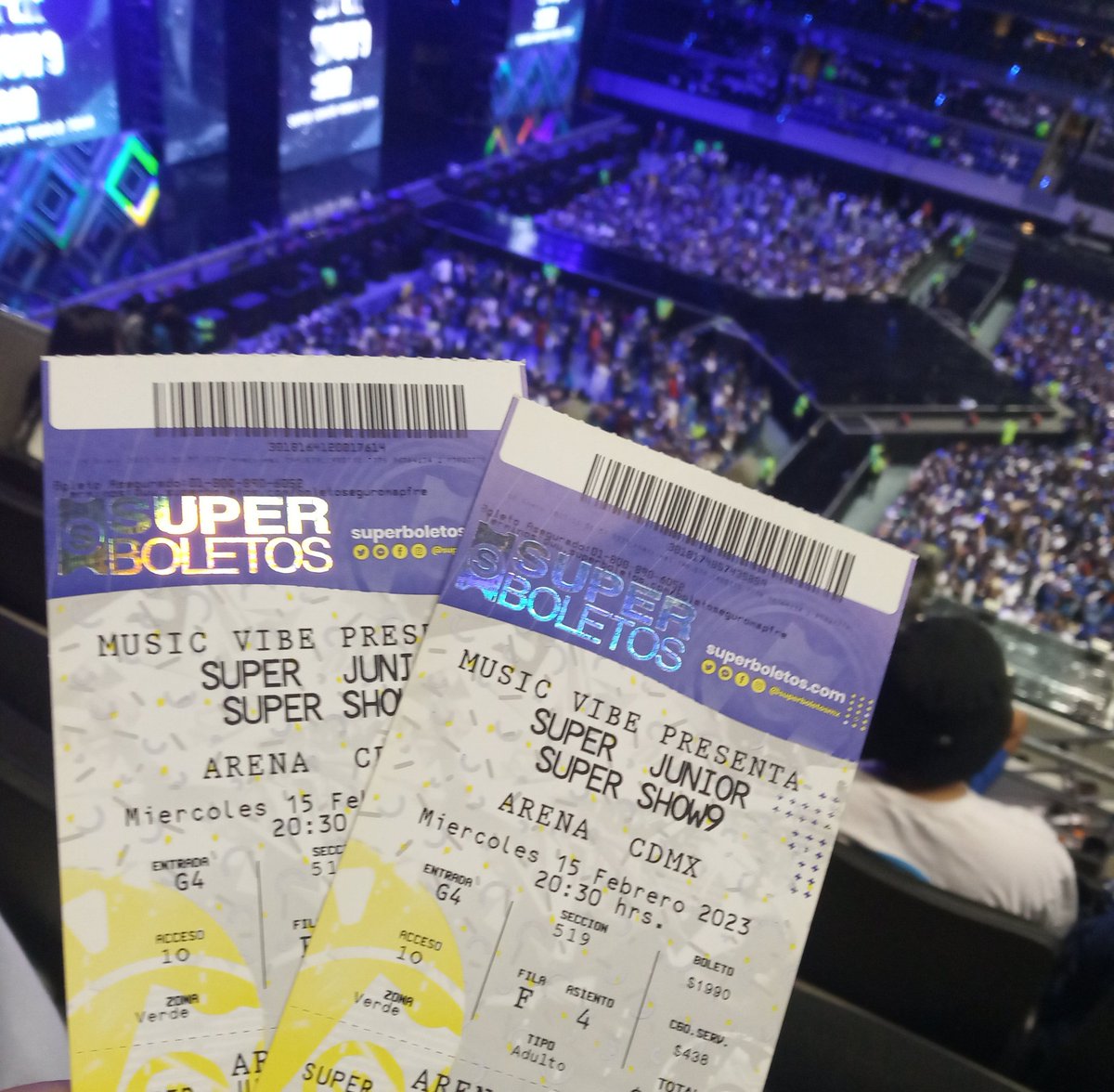 ScaAar_p's tweet photo. Quedé enamorada. 💙✨
#SUPERJUNIOR #SuperShow9inMexico https://t.co/jHIypvv5GK