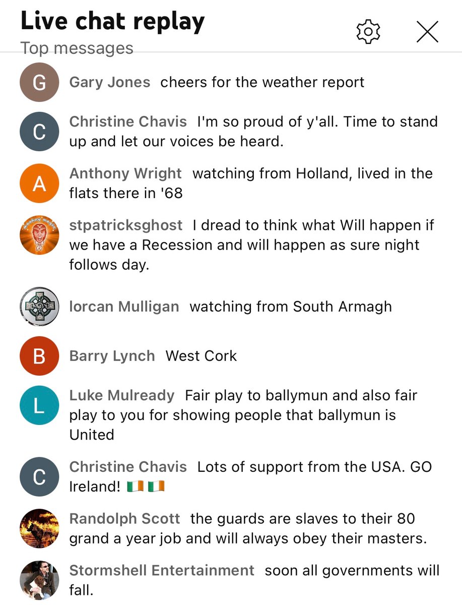 sarahlmull82's tweet photo. Wowza 🍀 just reading 

The #BallymunProtest  

Live Chat Replies - 99% were are ALL Positive 😃

They took a while to appear 

#ThankGod they did 🌹

Great Night 🇮🇪

#BallymunIsFull 

#IrelandIsFull 

https://t.co/efwG7dIOO9 https://t.co/zzDvGn36SA