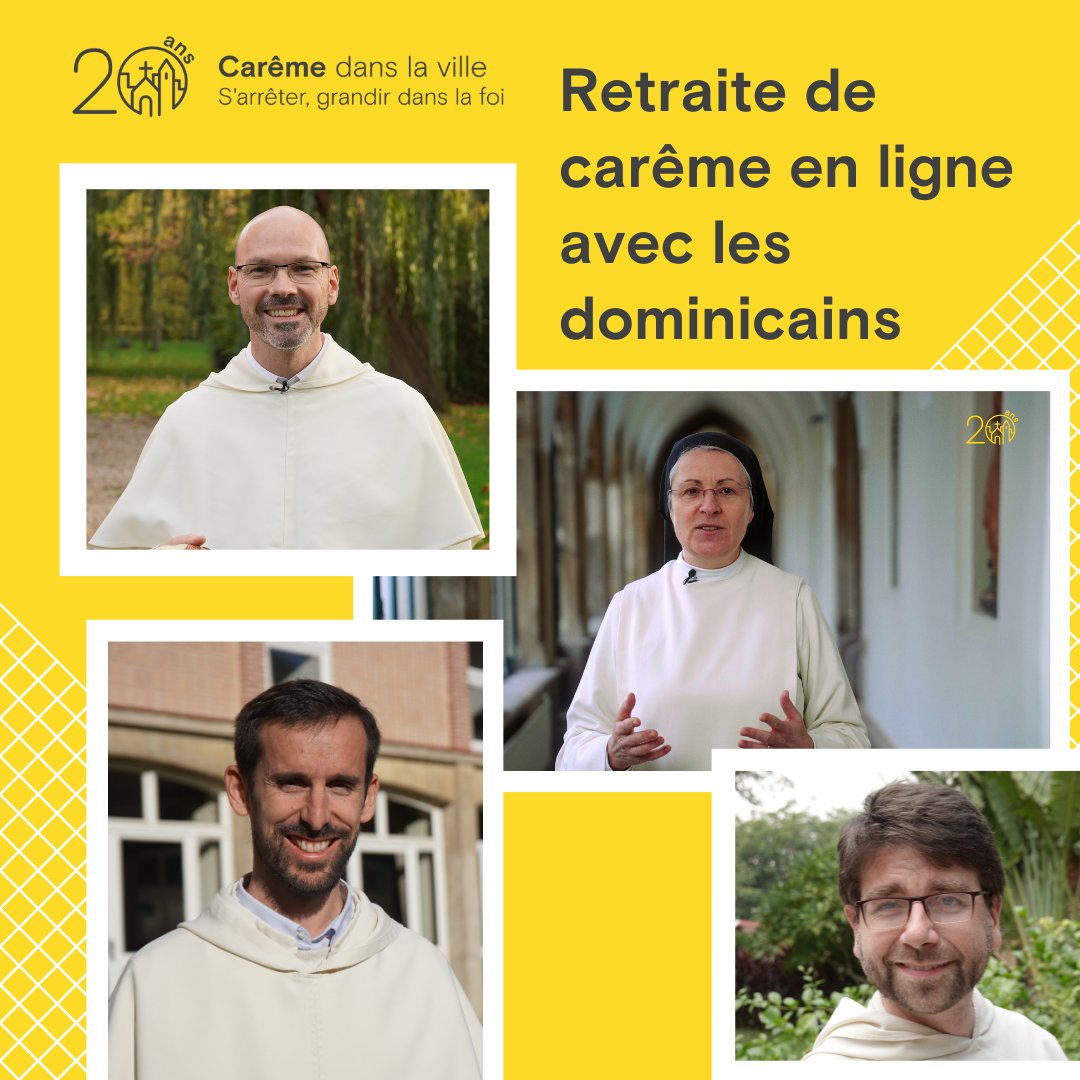 Notre retraite de #carême2023 démarre lundi ! Rejoignez les 127.000 inscrits à Carême dans la ville : bit.ly/3jHw6DD