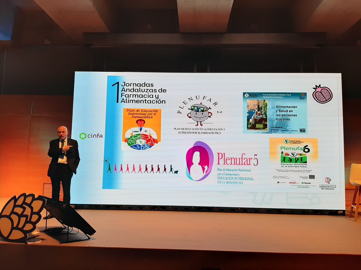 CACOF_'s tweet photo. 🔛 Ya estamos en la segunda jornada de #JAFA2023, cuyo entrante principal es una sesión sobre las actividades de la Vocalía Nacional de #Alimentación de @Farmaceuticos_  en el ámbito de la #nutrición. Arranca con Aquilino García, que presenta el estudio #Plenufar7. #farmacia https://t.co/DaGn3WfLbp