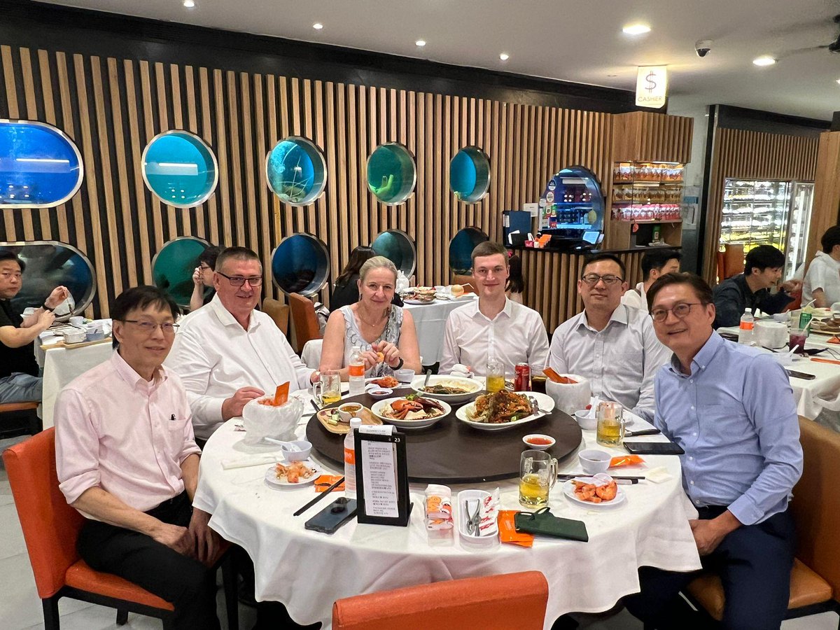 IQspacecom's tweet photo. Hello from Singapore! We've just wrapped up two amazing days at the GSTC and had the pleasure of visiting our partner Addvalue Innovation. We are excited to see what the future holds for our partnership!
 
#IQspacecom #SpaceMadeInGermany #satellitecommunications #gstc2023 https://t.co/EHI71Pbk9C