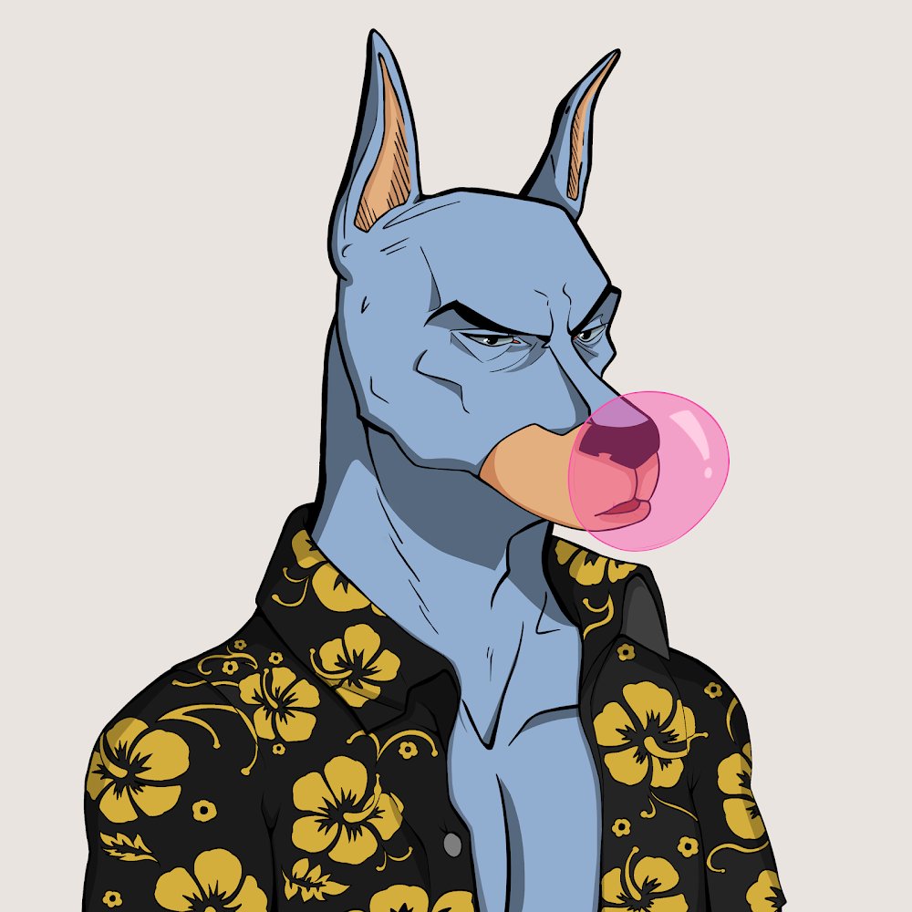 I am in LOVE with this art!! ❤️‍🔥
Definitely happy to be a part of the <a href="/DobeDudes/">Dobe Dudes 🐶🦴</a> Community ! 💯

If y'all missed mint then be sure to get some from secondary,they are cheap atm but won't be at that price for too long. 
𝗪𝗢𝗢𝗙 𝗪𝗢𝗢𝗙 𝗠𝗙𝗘𝗥𝗦 🐶