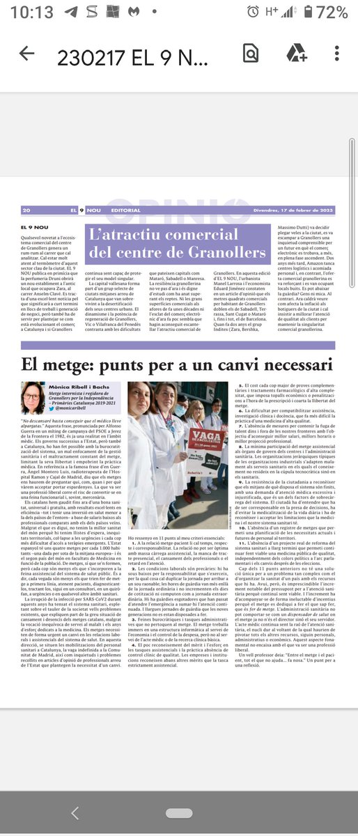 Granollers Primàries tweet media