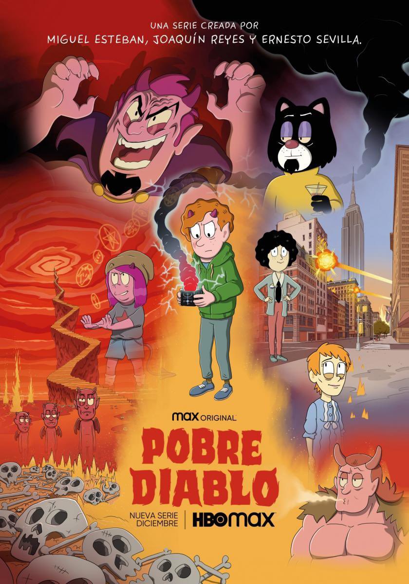 pupiladura's tweet photo. hoy se estrena POBRE DIABLO en hbo max , segundo proyecto en el q tuve la suerte d trabajar d animador y colorista y primera serie d dibujos hecha por la cadena en españa 🌷 os recomiendo q la veais sin piedat 🫵🏻 https://t.co/Z4RBhCZ4st