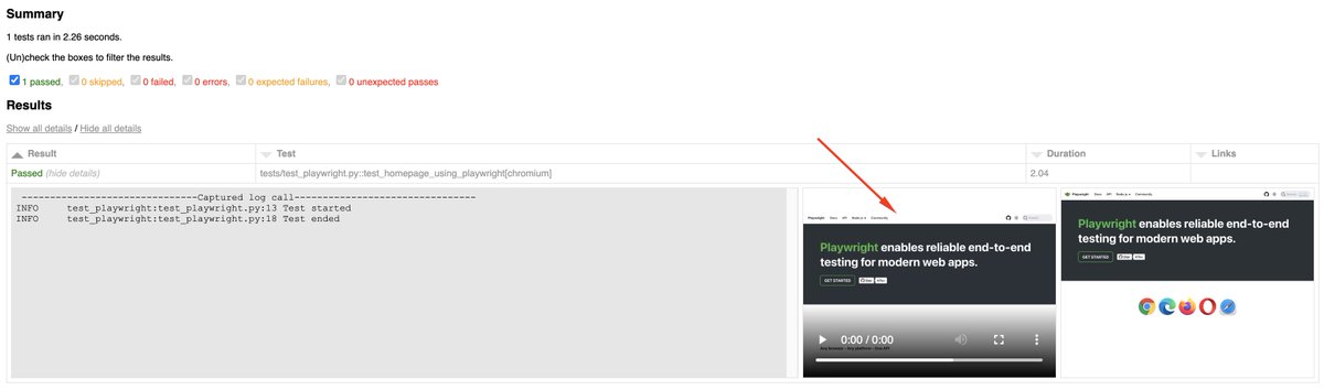 YYeshchev's tweet photo. There are other ways to do this (for example, use  extras.html and extras.url methods), but when possible, why not stick to the native one? 

Hopefully, it saved you a few hours of googling.

Happy testing👋 https://t.co/aDEnetbpaD