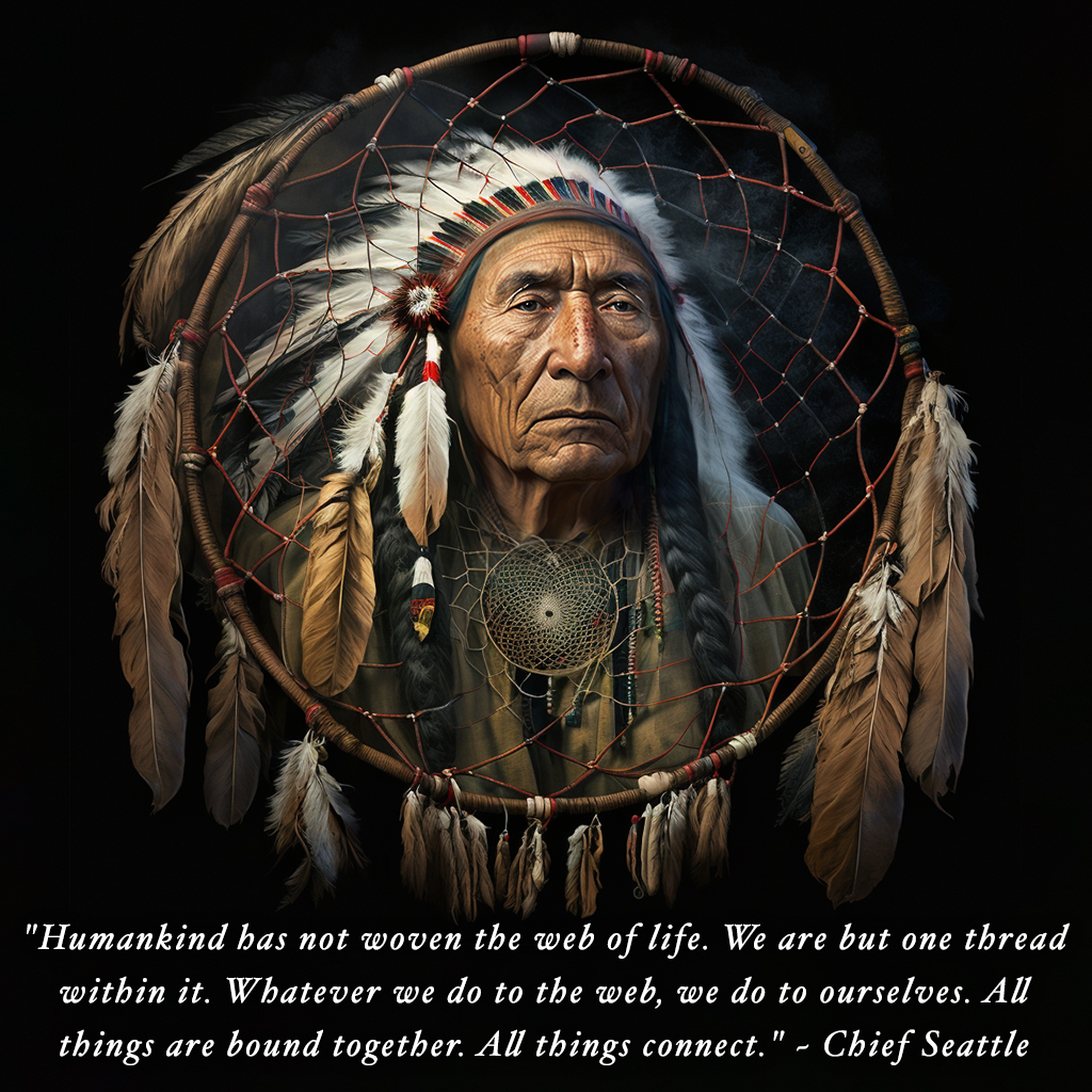 TreeDjinn's tweet image. "Humankind has not woven the web of life. We are but one thread within it. Whatever we do to the web, we do to ourselves. All things are bound together. All things connect." ~ Chief Seattle

#QuotesOfWisdom #NFT #quote #NFTCommunity #EthereumNFTs  ✨1/2