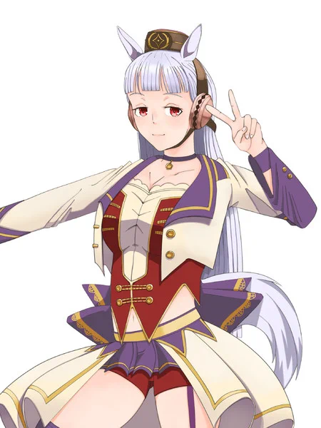 #初投稿の絵と今の絵を比べるウマ娘はゴルシが初投稿でした!たまには背景も描くようになりました 