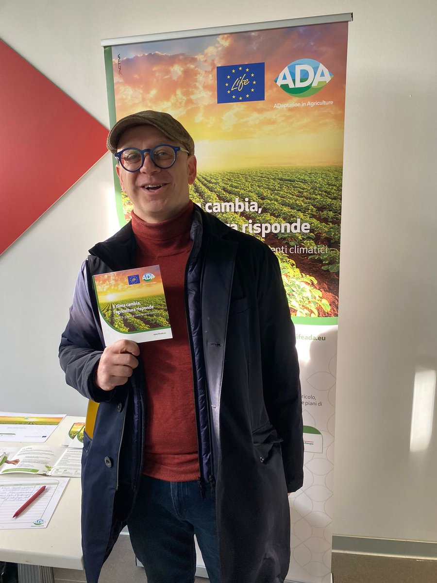 CristianMaretti's tweet photo. Ieri 13* congresso @LegacoopER abbiamo presentato a tante cooperative e aziende socie lo stato di avanzamento del progetto #lifeADA coinvolgendole nell’utilizzo del tool del progetto che permette di fare un assessment dei rischi indotti dal cambiamento climatico https://t.co/f51Ux6OYwm