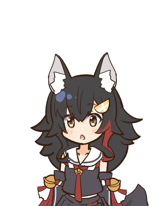 ミオしゃ! #みおーん絵  #大神ミオ 